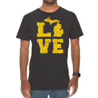 Michigan Love Mi Vintage Sweatshirt Vintage T-shirt | Artistshot