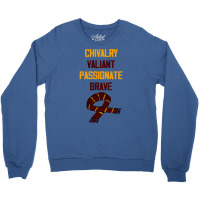 Chivalry Valiant Passionate Brave Scarf 1 50 Crewneck Sweatshirt | Artistshot