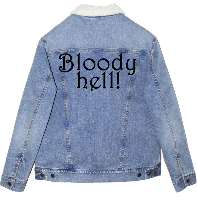 Bloody Hell Ron Quote Unisex Sherpa-Lined Denim Jacket by caplessoroan | Artistshot