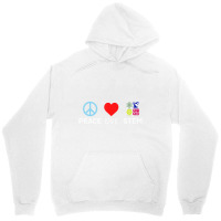 Peace Love Stem Science Technology Engineering Mat Unisex Hoodie | Artistshot