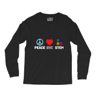 Peace Love Stem Science Technology Engineering Mat Long Sleeve Shirts | Artistshot