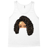 Afro Messy Bun Light Skin Natural Hair Tank Top | Artistshot