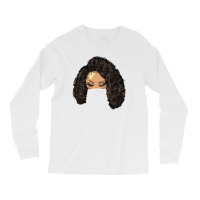 Afro Messy Bun Light Skin Natural Hair Long Sleeve Shirts | Artistshot