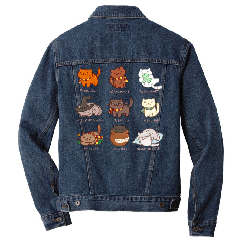 Cats Crossover 52 Men Denim Jacket by alfanomearsb | Artistshot