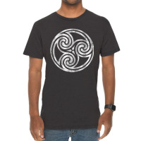 Irish Celtic Knot Vintage Ireland Spiral Triskele Vintage T-shirt | Artistshot