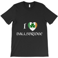 I Love Ballsbridge Ireland Flag Heart Shamrock T-shirt | Artistshot