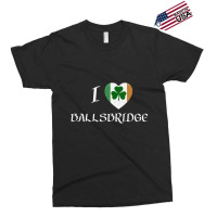 I Love Ballsbridge Ireland Flag Heart Shamrock Exclusive T-shirt | Artistshot