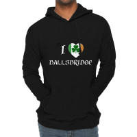 I Love Ballsbridge Ireland Flag Heart Shamrock Lightweight Hoodie | Artistshot