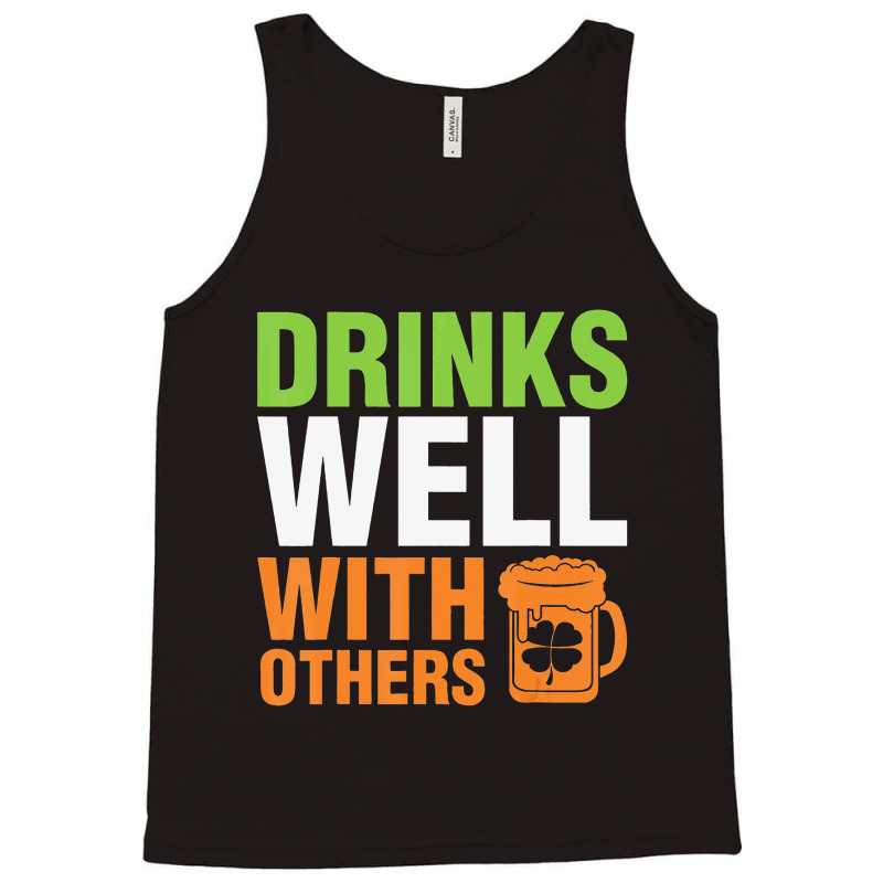 Irish Beer Drink Shamrock Happy Saint Patrick Tank Top | Artistshot