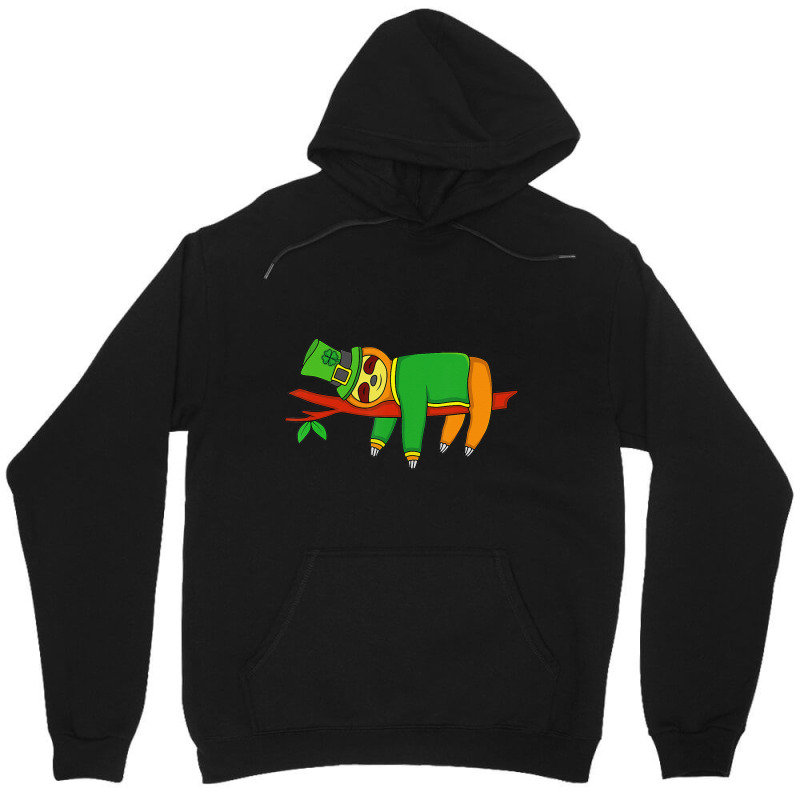 Leprechaun Sloth St Patricks Day Irish Shamrock Unisex Hoodie | Artistshot