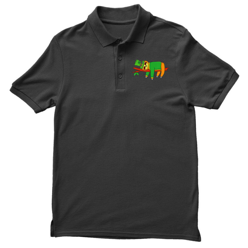 Leprechaun Sloth St Patricks Day Irish Shamrock Men's Polo Shirt | Artistshot