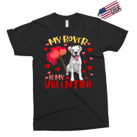 Boxer My Boxer Is My Valentine Heart Funny Boxer V Exclusive T-shirt | Artistshot