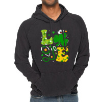 Funny Irish Nurse St Patrick's Day Shamrock Love Vintage Hoodie | Artistshot