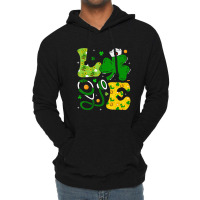 Funny Irish Nurse St Patrick's Day Shamrock Love Lightweight Hoodie | Artistshot