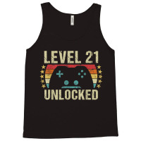 Gaming Vintage 21st Birthday Gift 21 Year Old Boy  Tank Top | Artistshot