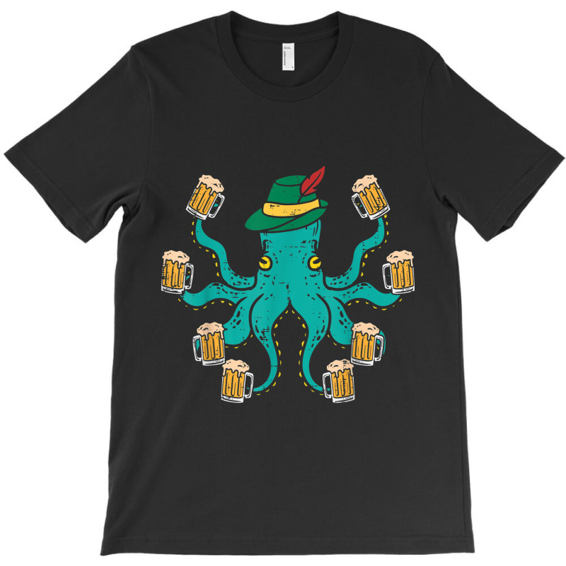 German Octopus Oktoberfest Funny Bavarian Festival T-shirt | Artistshot