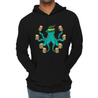 German Octopus Oktoberfest Funny Bavarian Festival Lightweight Hoodie | Artistshot