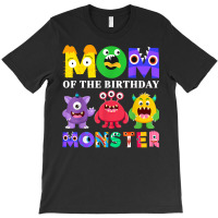 Mom Little Monster Kids 1st Birthday Party Family T-shirt | Artistshot