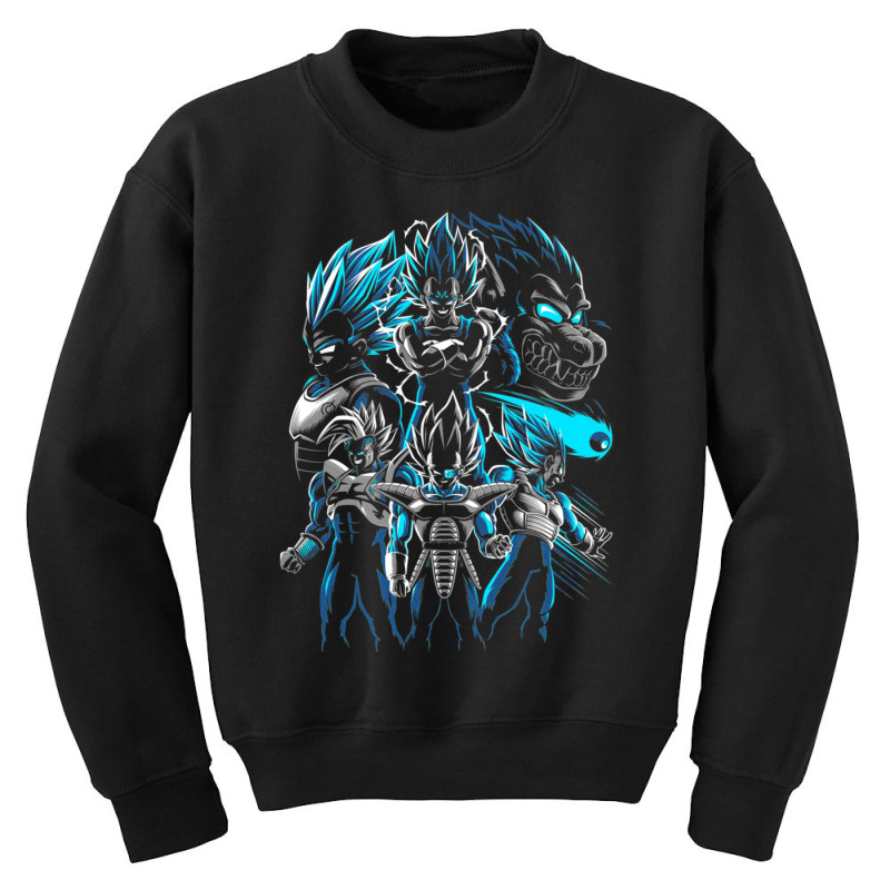 Vegeta All Edition Youth Sweatshirt by CurtisDaleCochran | Artistshot