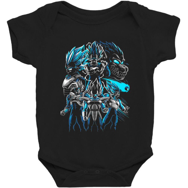 Vegeta All Edition Baby Bodysuit by CurtisDaleCochran | Artistshot