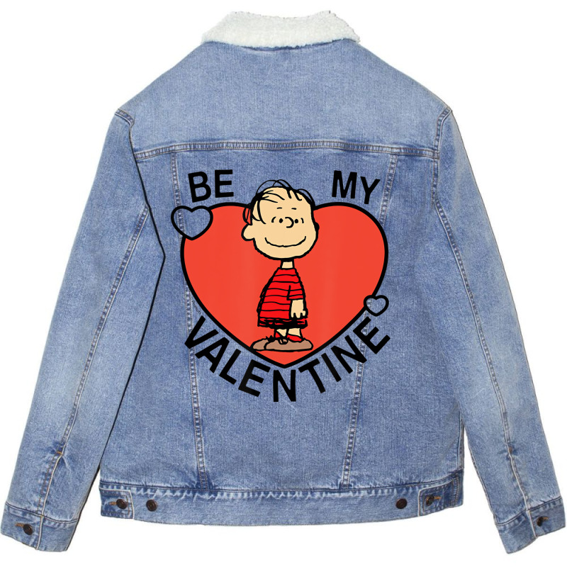 Peanuts Valentine Linus Heart T Shirt Unisex Sherpa-lined Denim Jacket | Artistshot