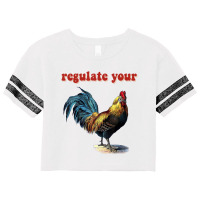 Regulate Your Rooster T Shirt Scorecard Crop Tee | Artistshot