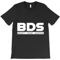 Bds Boycott Divest Sanction Leftist Progressive Id T-shirt | Artistshot