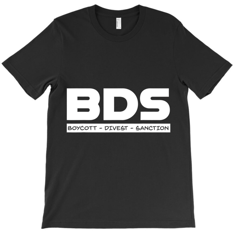 Bds Boycott Divest Sanction Leftist Progressive Id T-shirt | Artistshot