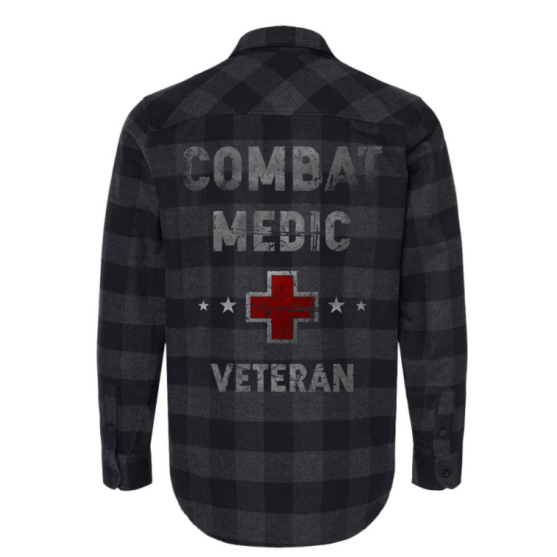 Army Combat Medic Veteran Pullover Hoodie Flannel Shirt by yucalsye | Artistshot