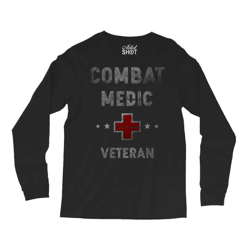 Army Combat Medic Veteran Pullover Hoodie Long Sleeve Shirts by yucalsye | Artistshot