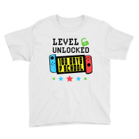 Level Unlocked 100 Days Of School Gamer Graphic Ar Youth Tee | Artistshot