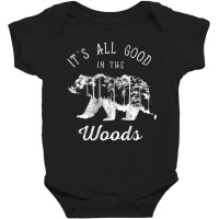 It's All Good In The Woods Forest Bear Vintage T S Baby Bodysuit | Artistshot