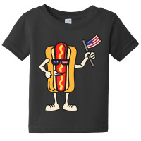 Hot Dog American Flag July 4th Patriotic Bbq Cooko Baby Tee | Artistshot