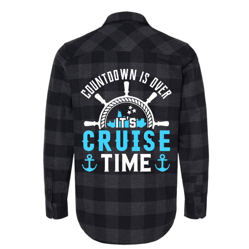 Countdown Is Over Its Cruise Time Shirt Couple Cru Flannel Shirt | Artistshot