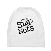 Listen Up Slap Nuts Baby Beanies | Artistshot