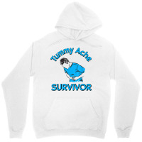 Vintage Tummy Ache Survivor Stomachache Ibs Funny Unisex Hoodie | Artistshot