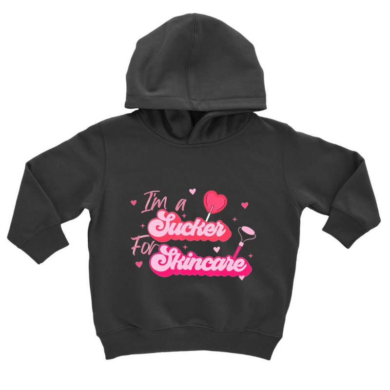 Sucker For Skincare Valentine's Skin Therapist Est Toddler Hoodie | Artistshot