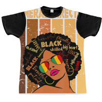 Funeral Director Afro African American Black Histo Graphic T-shirt | Artistshot