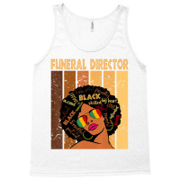 Funeral Director Afro African American Black Histo Tank Top | Artistshot