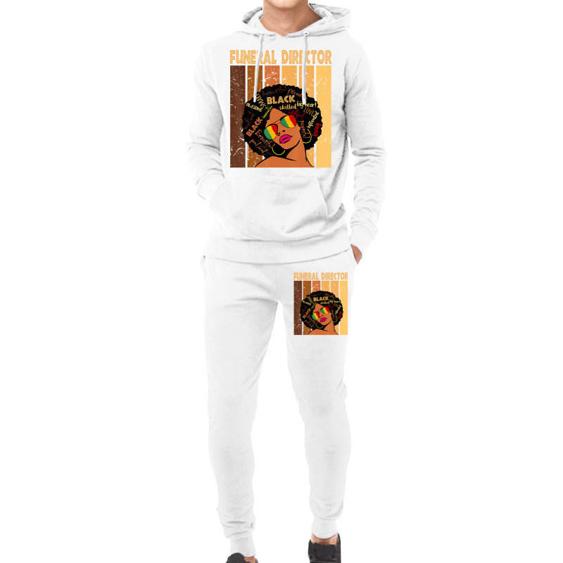 Funeral Director Afro African American Black Histo Hoodie & Jogger set by bonne | Artistshot