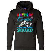 Birthday Cruise Squad Funny Boat Cruising Squad 20 Champion Hoodie | Artistshot