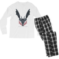 House Of The Dragon Flames In Flight T Shirt Men's Long Sleeve Pajama Set | Artistshot