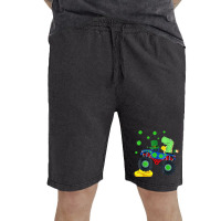 Dinosaur St Patrick's Day Monster Truck Irish Vintage Short | Artistshot