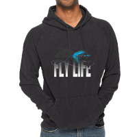 Fly Fishing Fly Life Fly Fisherman Vintage Hoodie | Artistshot