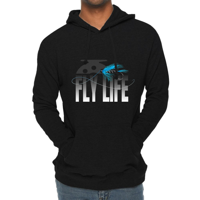 Fly Fishing Fly Life Fly Fisherman Lightweight Hoodie | Artistshot