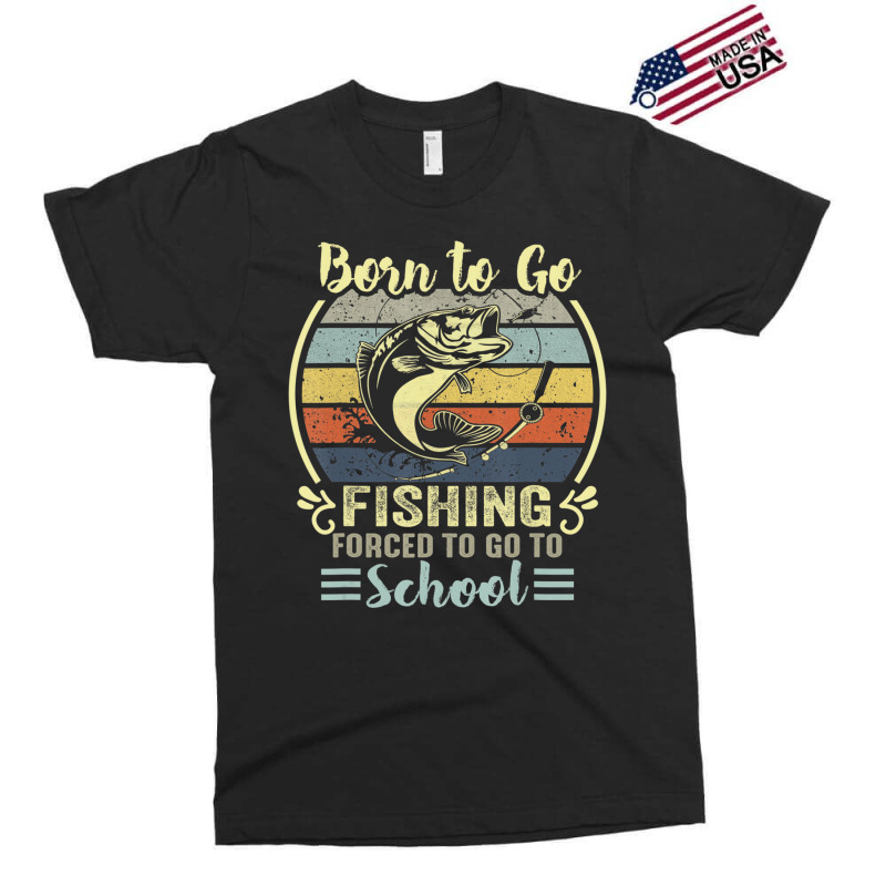 Funny Born To Go Fishing Bass Fish Fisherman Boys Exclusive T-shirt | Artistshot