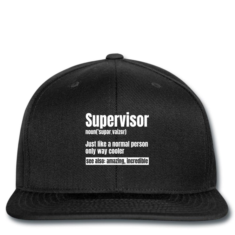 Supervisor Director Boss Manager Coordinator Facil Printed hat by aiiluurosy | Artistshot