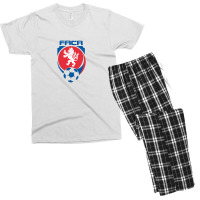 Czech Republic Football Design Men's T-shirt Pajama Set | Artistshot