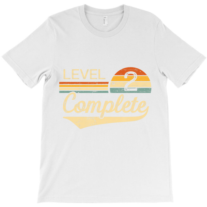 Level 2 Complete   2 Year Wedding Anniversary Gift T-shirt | Artistshot