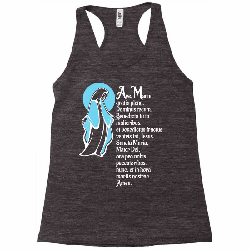 Ave Maria Schubert Music Latin Mass Catholic Mothe Racerback Tank by yucalsye | Artistshot